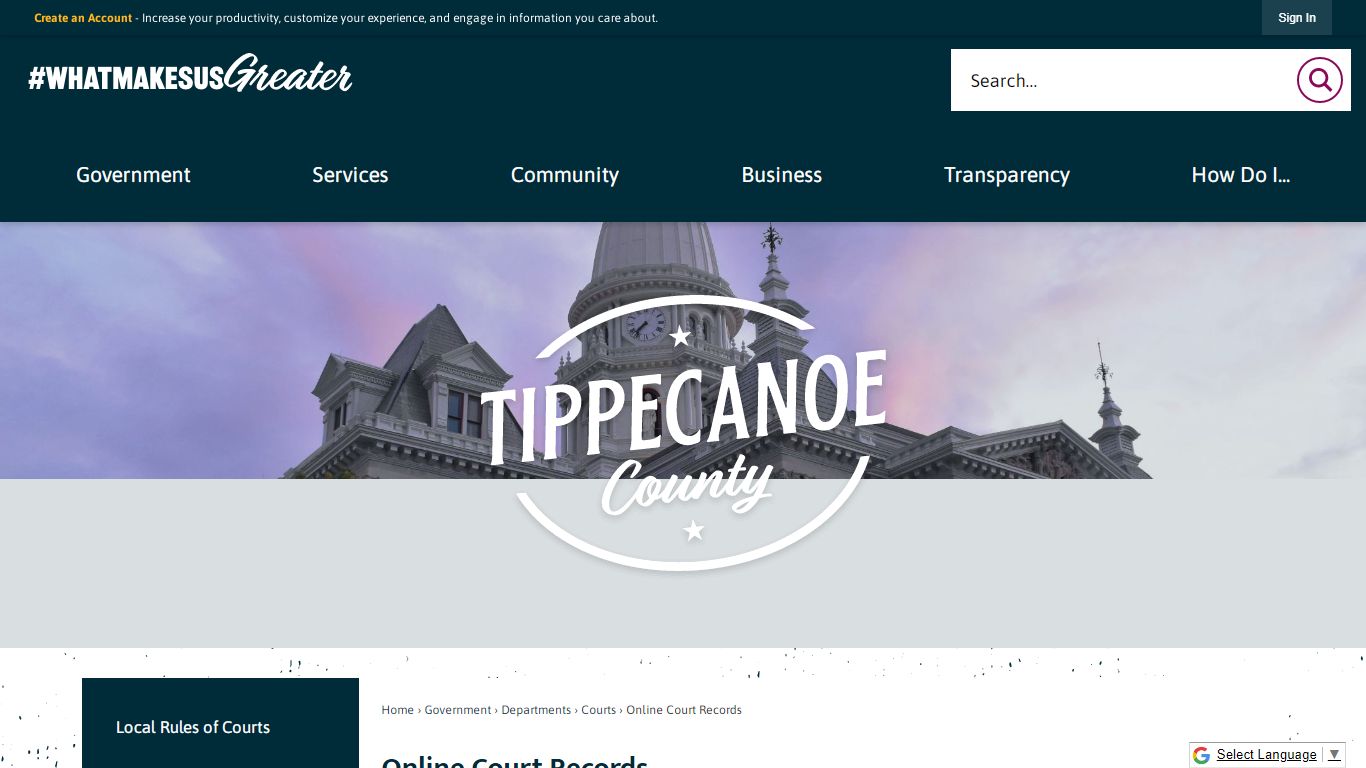 Online Court Records | Tippecanoe County, IN - Indiana