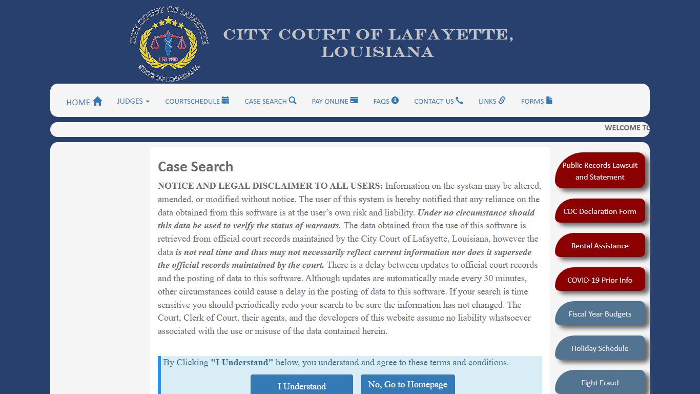 Case Search - citycourtlafayettela.org